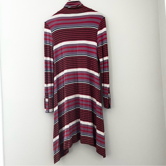 Maeve Anthropologie Striped Knit Turtleneck Dress - Picture 7 of 8